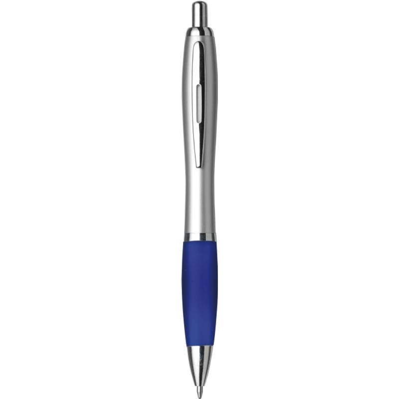 BANKER plastové guľôčkové pero,modrá náplň, tmavo modrá